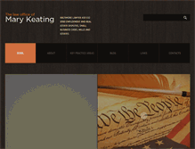 Tablet Screenshot of keating-law.com